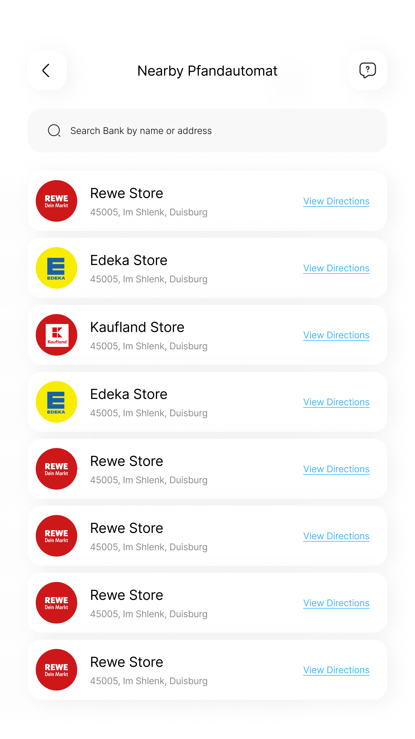 Marketplace final iteration screen 1